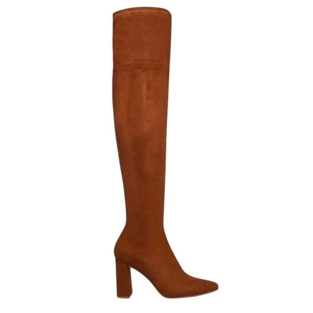 NWOB STEVE MADDEN Ramona Faux Suede Over The Knee Boot Size 7M